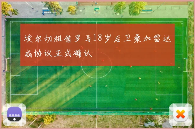 埃尔切租借罗马18岁后卫桑加雷达成协议正式确认